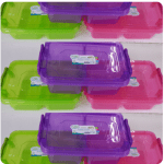 H.L. divided rectangle colour box