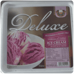 Deluxe Ice Cream 5L Vani,Blue Cheesecake,rum & rai