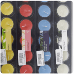 Scented glass candle 7pc.