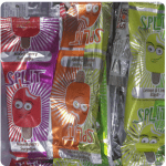 Split mixed berry, lemon&lime, mango & orange
