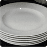 Dinner plate ivory