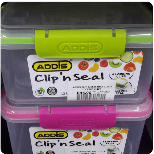 Addis clip n seal ass. Colours 1.2L