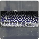 Melamine serving tray navy
