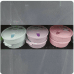 Smiley food storage box 800ml Ass. Colours
