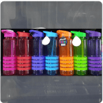 Totally Home bottles with silicone straw Ass.