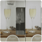 Consol champagne flute glasses 4pc 180ml